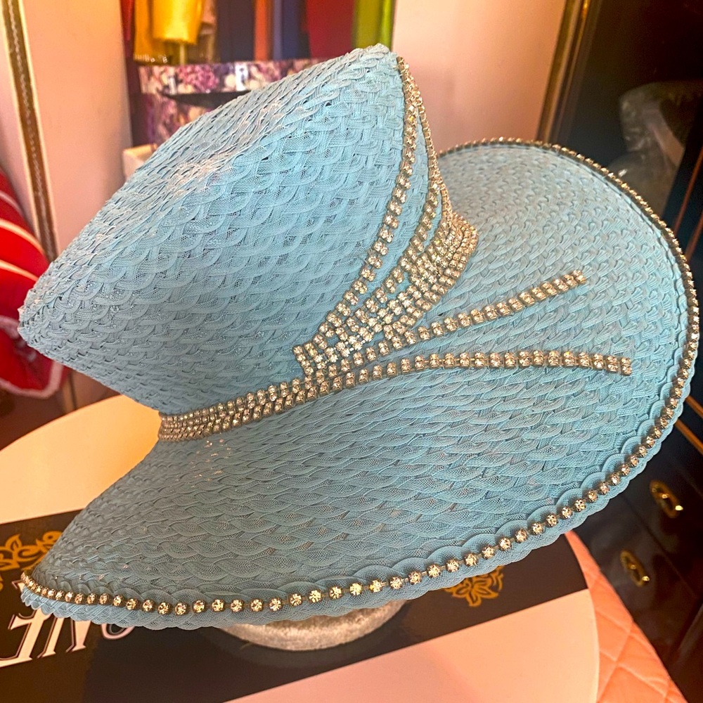 Church Hat - Light Blue